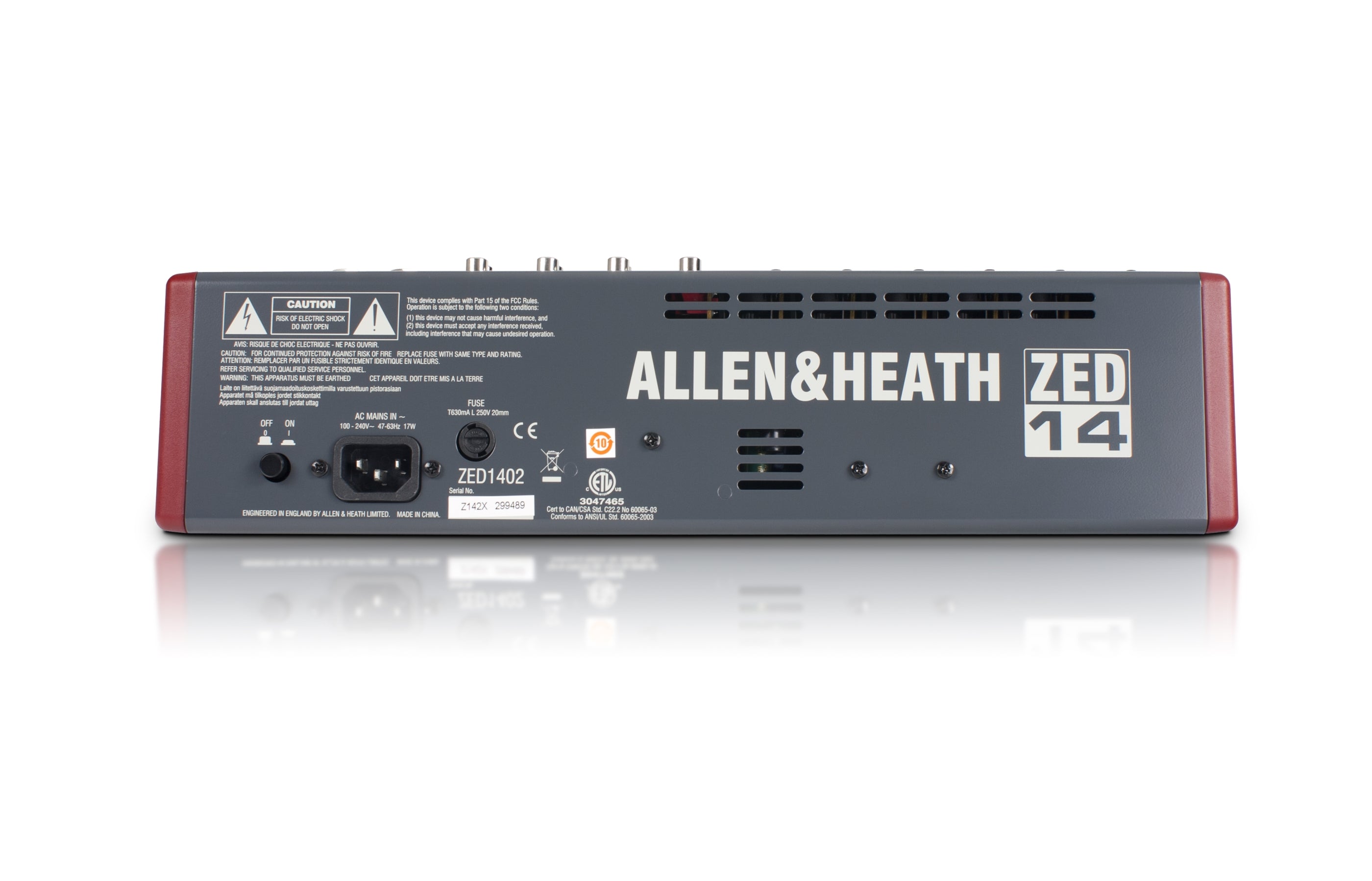Allen & Heath | ZED-14 12-channel Mixer with USB Audio Interface