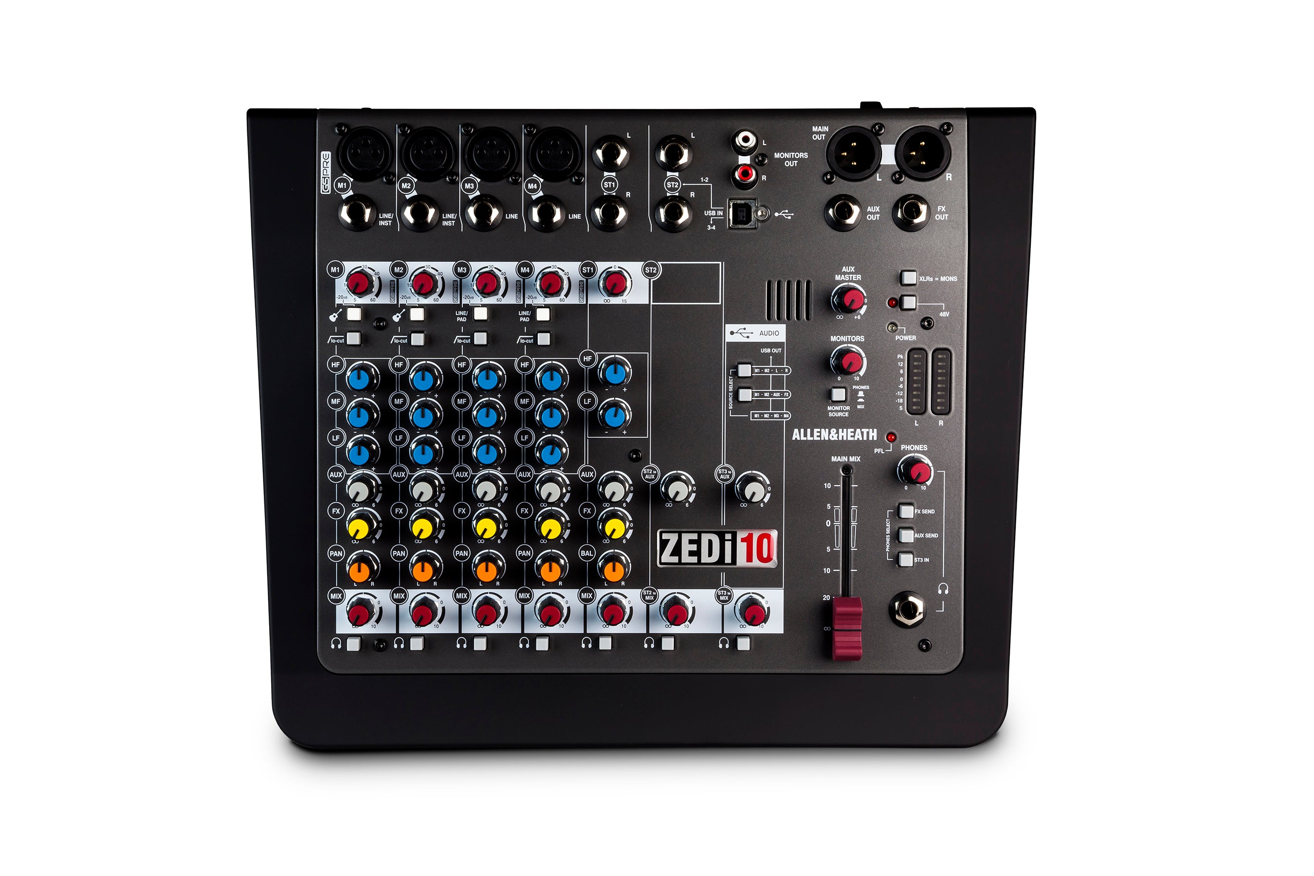 Allen & Heath | ZEDi-10 10-channel Mixer with USB Audio Interface