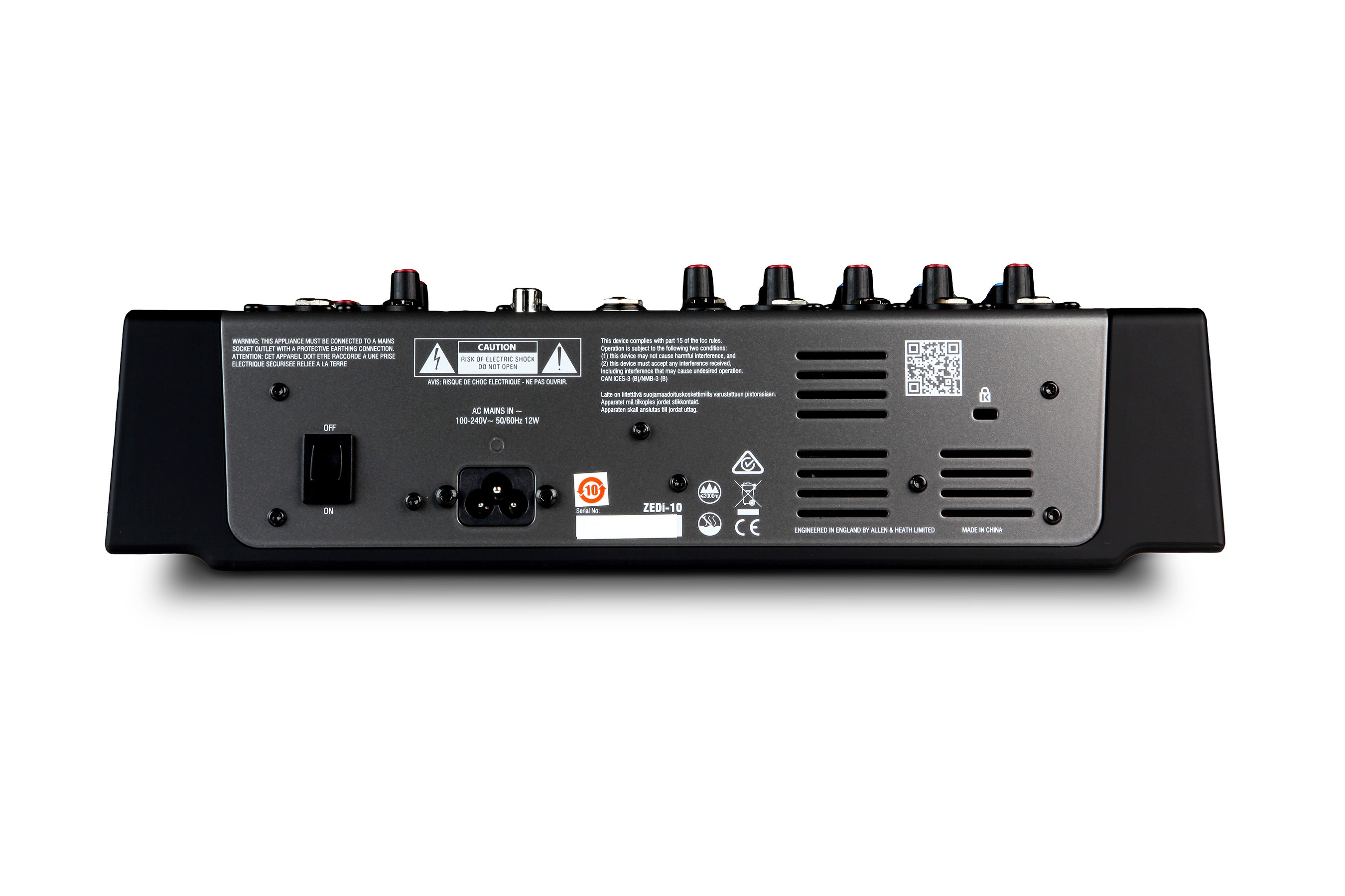 Allen & Heath | ZEDi-10 10-channel Mixer with USB Audio Interface