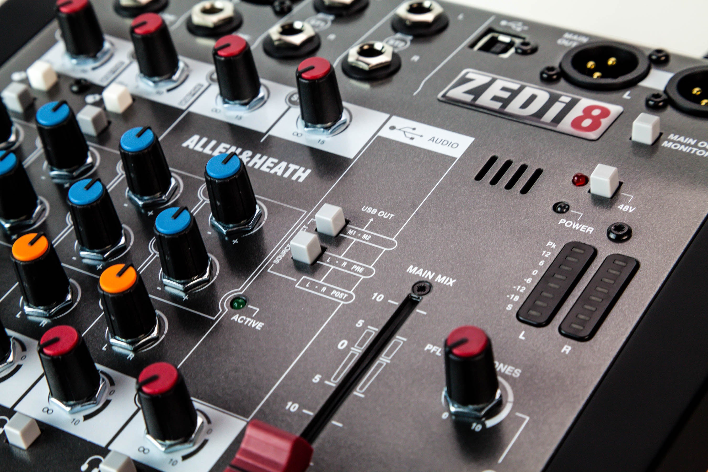 Allen & Heath | ZEDi-8 8-channel Mixer with USB Audio Interface