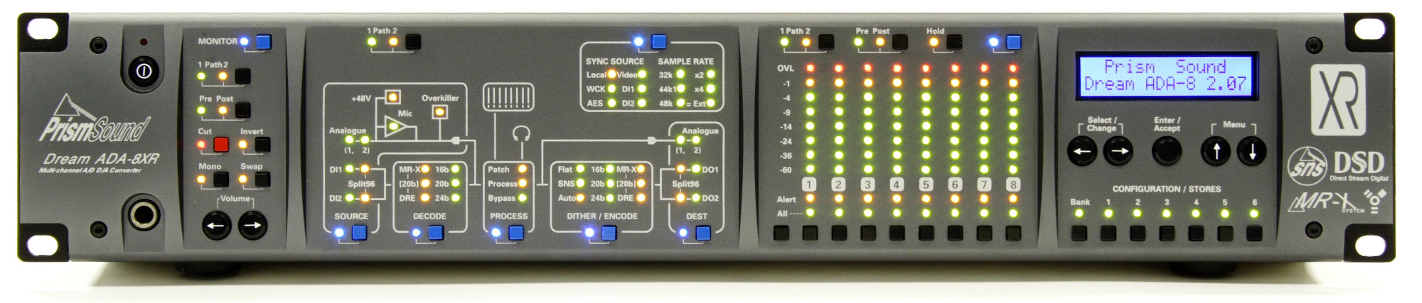 Prism Sound ADA-8XR multi-channel modular AD/DA converter