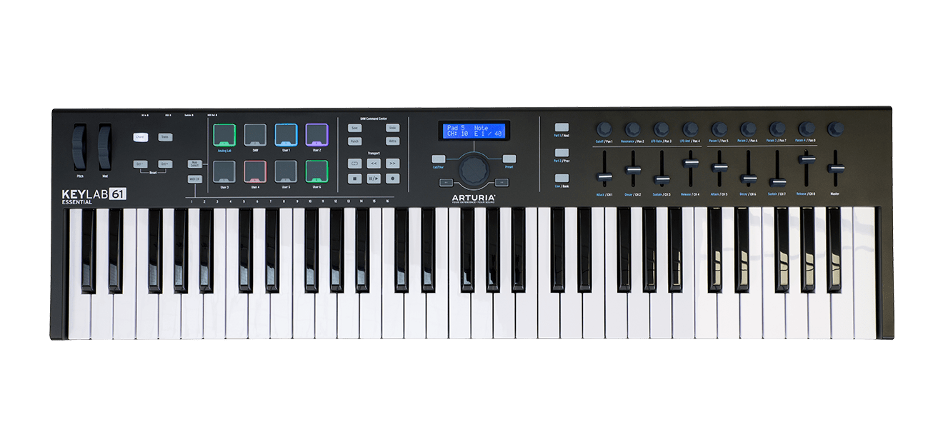 Arturia Keylab Essential 61 Black Edition