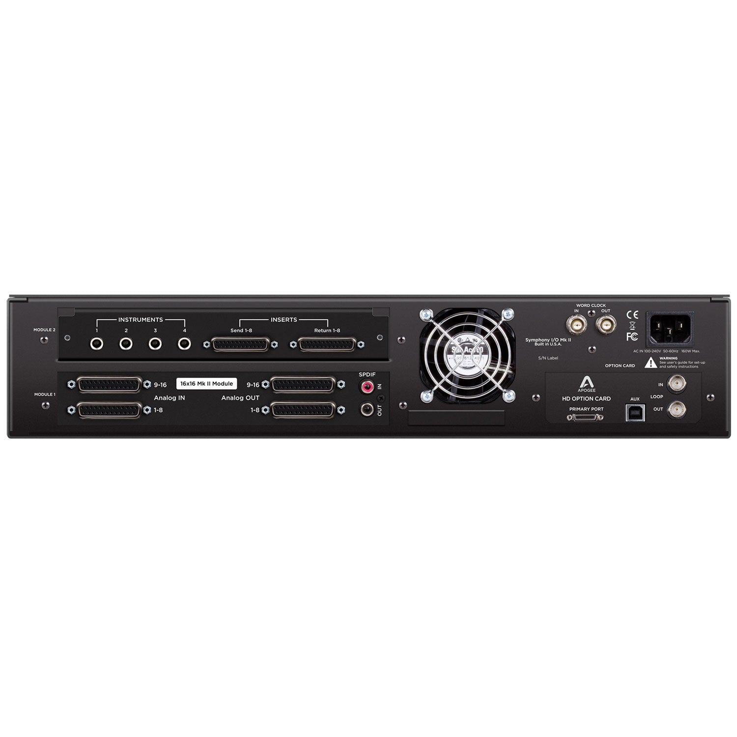 Apogee Symphony I/O Mk II HD 16x16 + 8 Mic Preamps