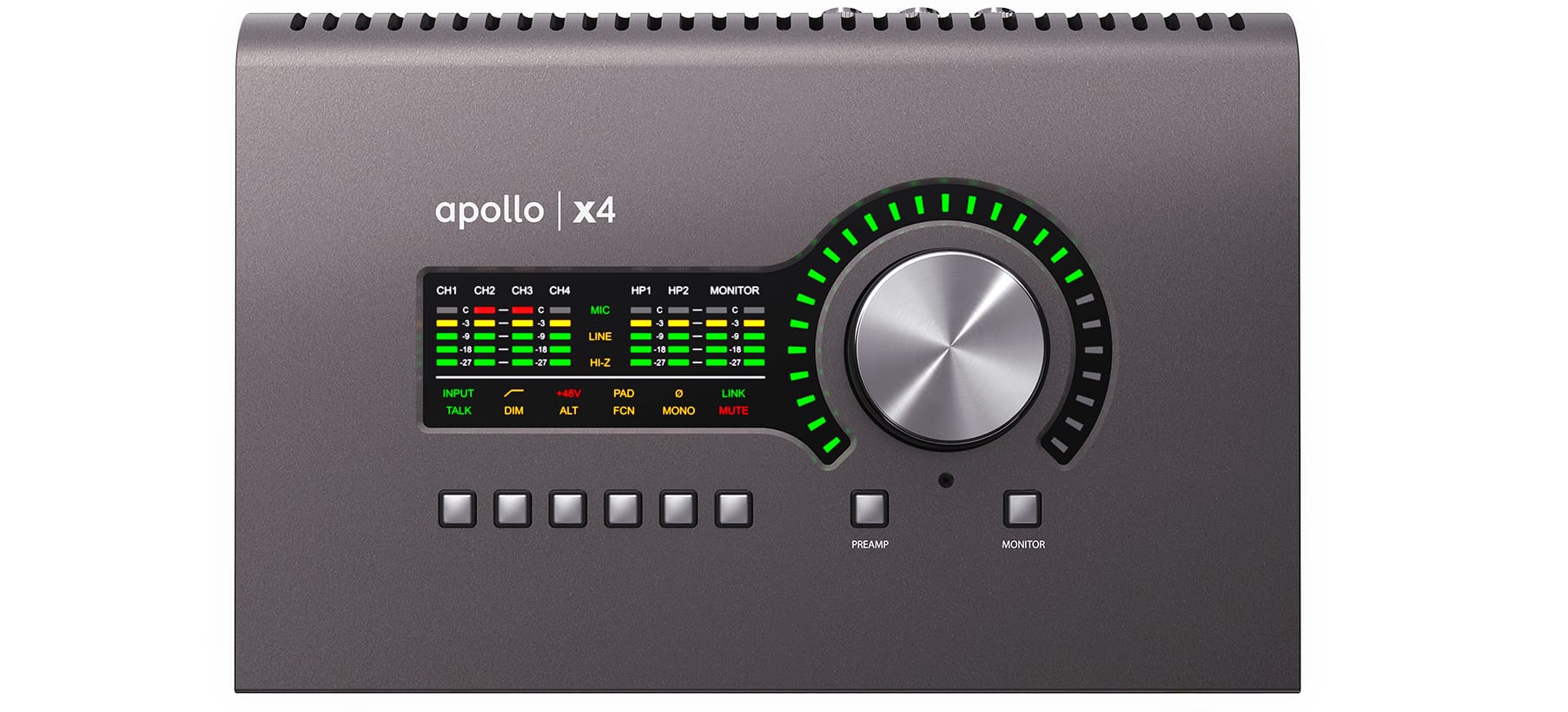 Universal Audio | Apollo x4 Heritage Edition 12x18 Thunderbolt 3 Audio Interface with UAD DSP
