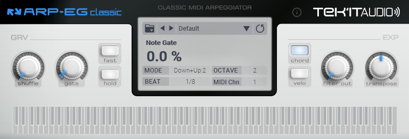 TEK'IT AUDIO | Arp-EG Classic MIDI Arpeggiator Plug-in