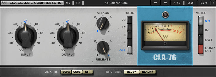 Waves | CLA-76 Compressor / Limiter Plug-in