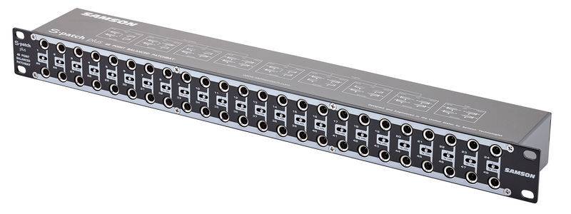 Samson S-Patch Plus 48-point Balanced Patchbay [USED EGYPT]