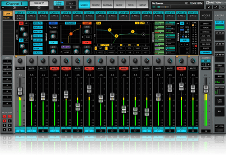 Waves | eMotion LV1 Live Mixer – 64 Stereo Channels Software