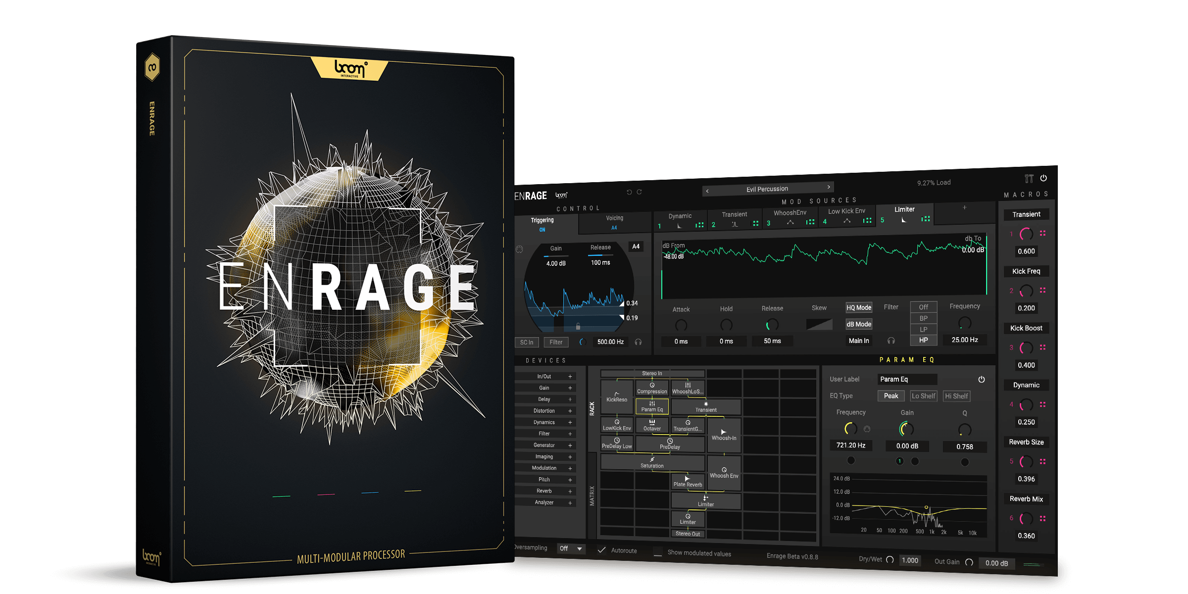 Boom Library | ENRAGE Multi-modular FX Plug-in