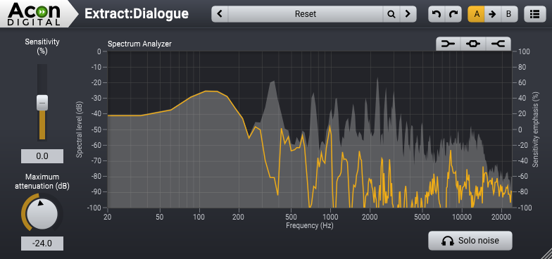 Acon Digital | Extract:Dialogue Noise Reduction Plug-in