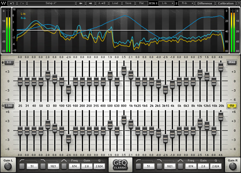 Waves | GEQ Graphic Equalizer Plug-in