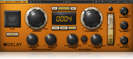 Waves | H-Delay Hybrid Delay Plug-in