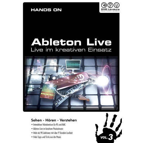 DVD-Lernkurs Hands on Ableton Live Vol.3