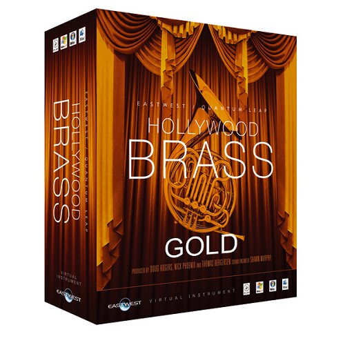 East West Hollywood Brass Gold