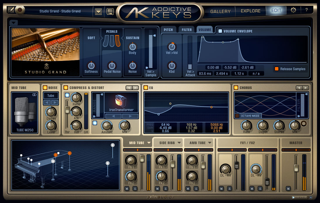 XLN Audio Electric Grand