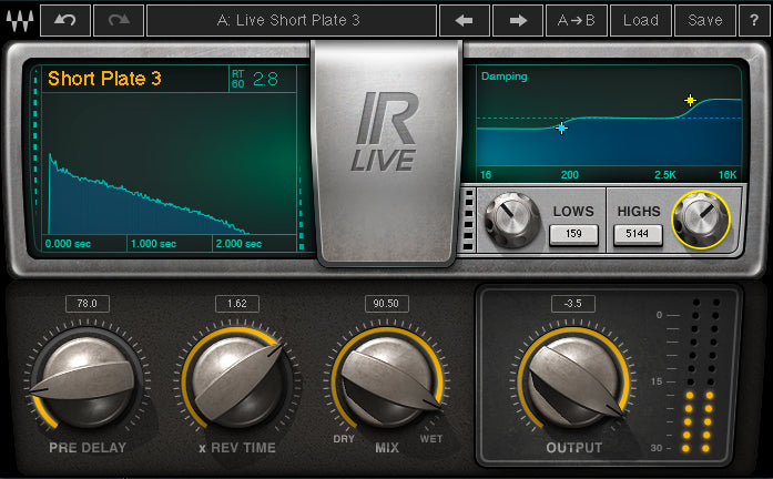 Waves | IR-Live Convolution Reverb Plug-in