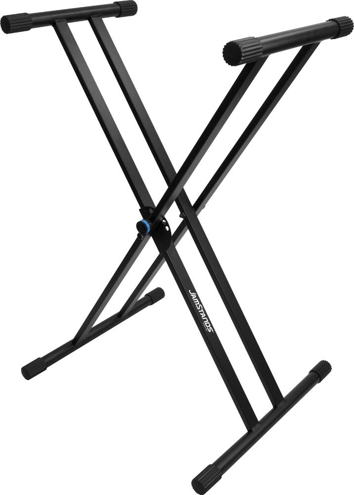 JamStands Double-Braced X-Style Stand - with colored accent bands