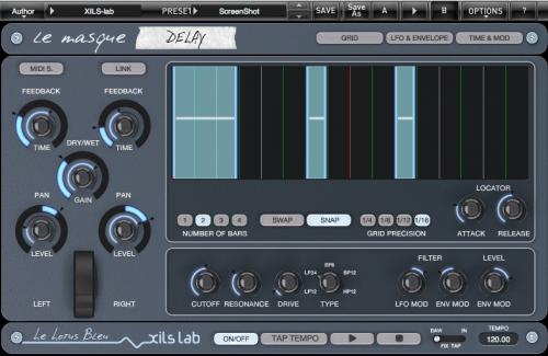 XILS Labs	| LeMasque Delay Plug-in