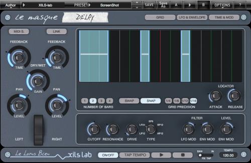 XILS Labs	| LeMasque Delay Plug-in