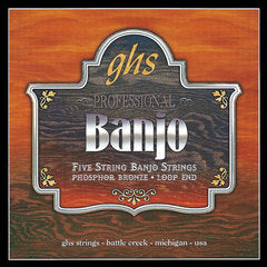 GHS Strings 5-STR BANJ,PHOS BR,LT