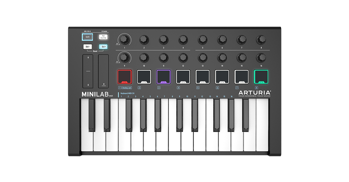 Arturia MiniLab Mk II Black Edition