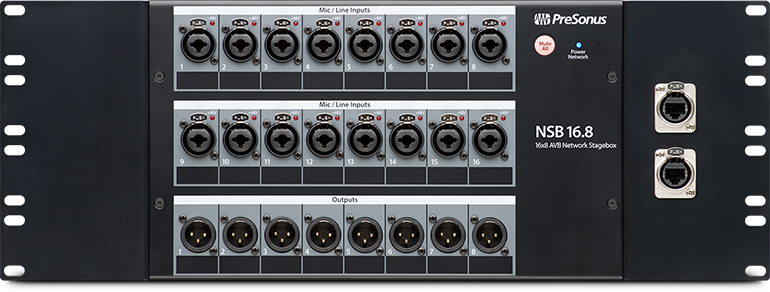 PreSonus NSB16.8 AVB Networked Stage Box
