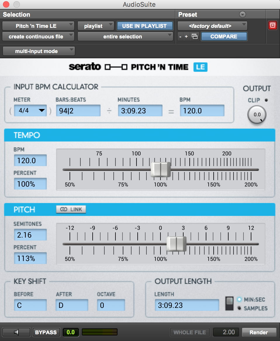 Serato | Pitch 'n Time Pitch-shifting Plug-in