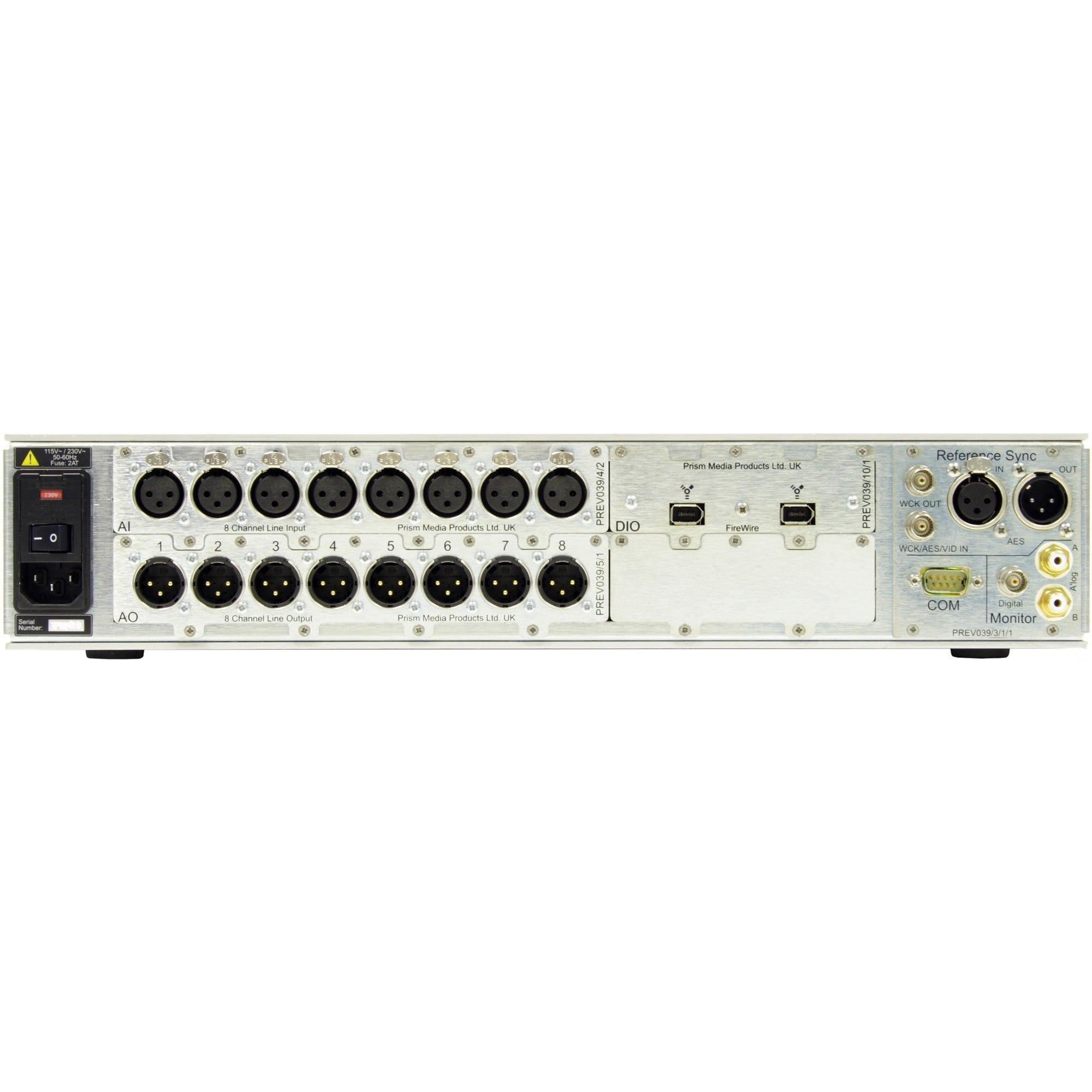 Prism Sound ADA-8XR-16DA-AES