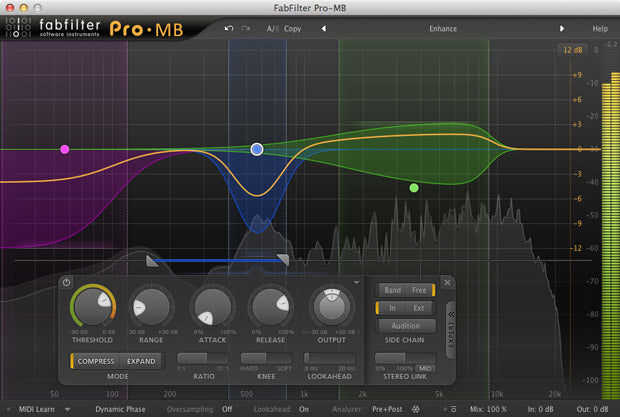 FabFilter | Pro•MB Multiband Compressor Plug-in