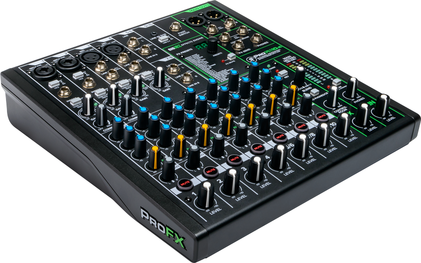 Mackie ProFX10v3 10-channel Mixer with USB and Effects