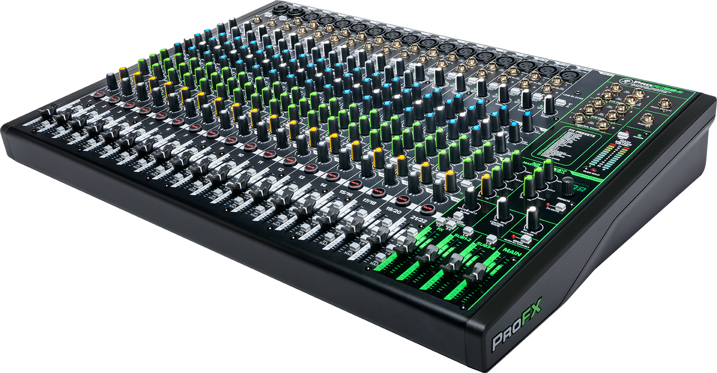 Mackie ProFX22v3 22-channel Mixer with USB and Effects