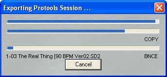 SADiE Pro Tools v5.0 interchange