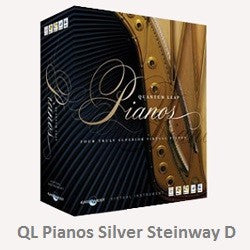 East West QL Pianos Silver Steinway D