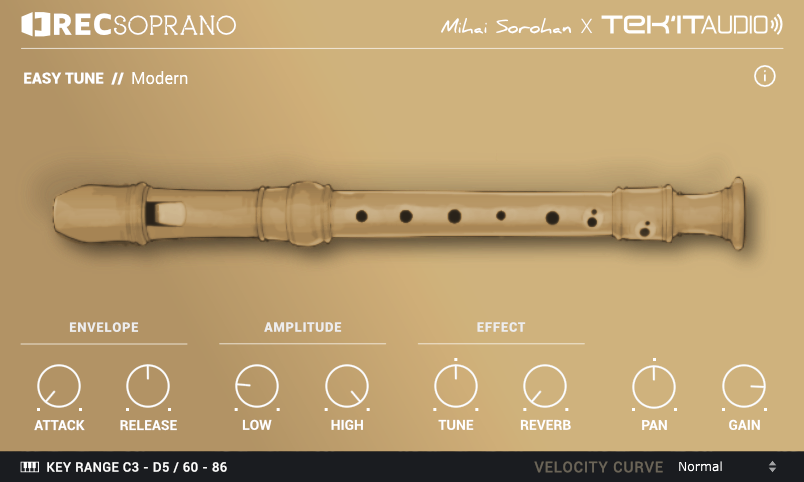 TEK'IT AUDIO | RECsoprano soprano Plug-in