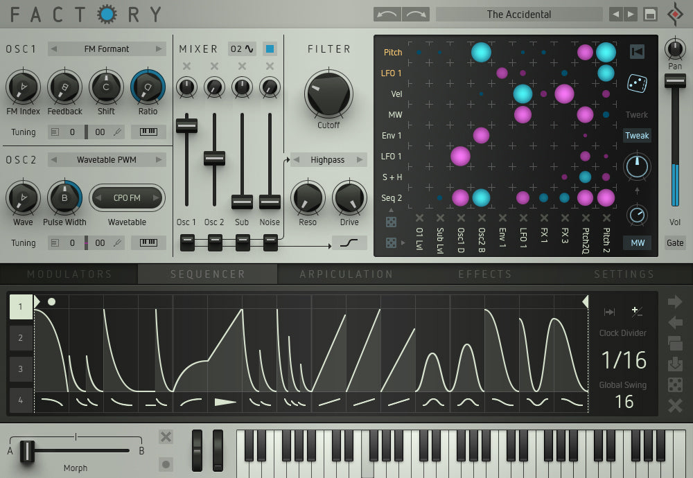 Sugar Bytes | Factory Modular Synthesizer Plug-in