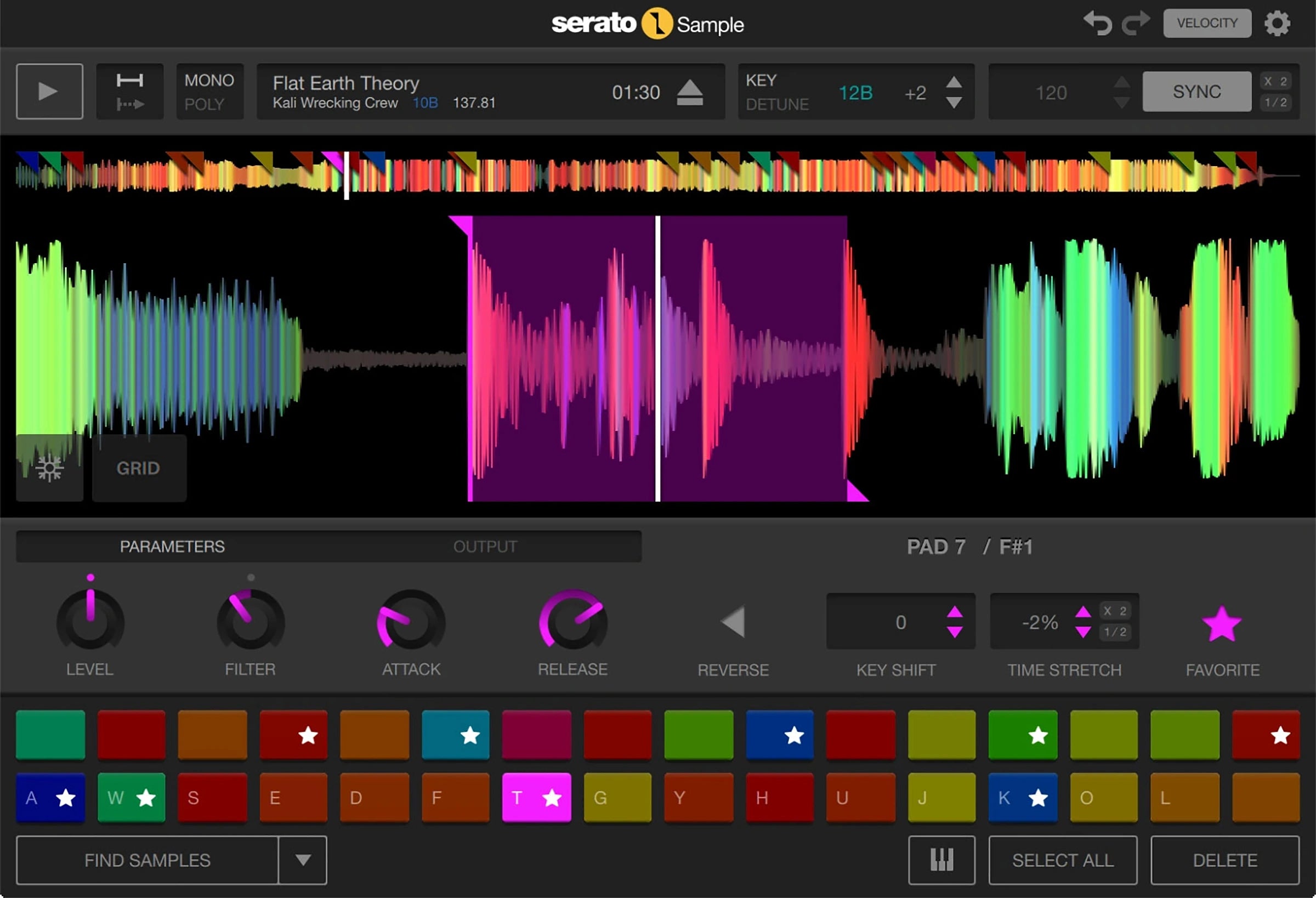 Serato | Sample Sampler with Stretching, key-shifting Plug-in