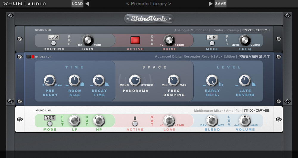 Xhun Audio | ShineVerb Reverb Plug-in