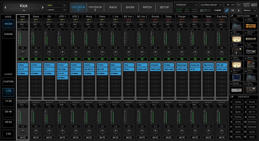 Waves | SuperRack SoundGrid Plug-in host