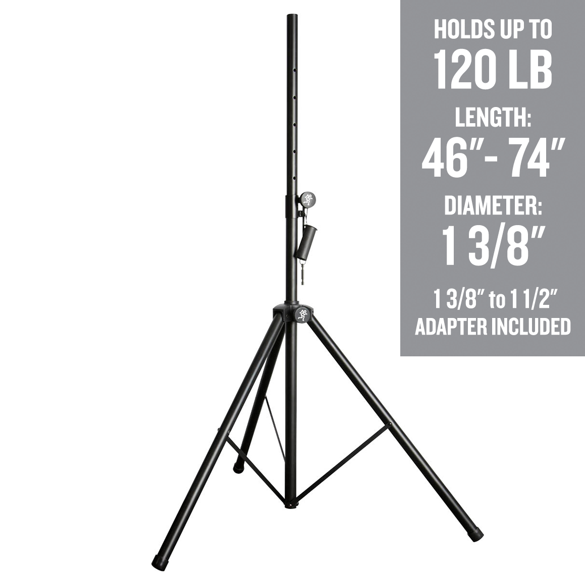 Mackie T100 Loudspeaker Tripod Stand For all Mackie loudspeakers