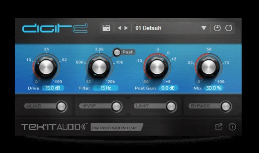 TEK'IT AUDIO | DigitD Overdrive Distortion Plug-in