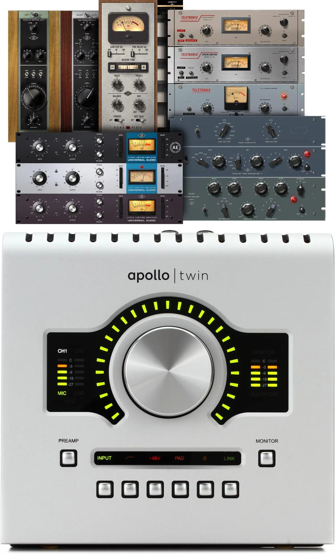 Universal Audio | Apollo Twin USB DUO Heritage Edition 10x6 USB Audio Interface with UAD DSP
