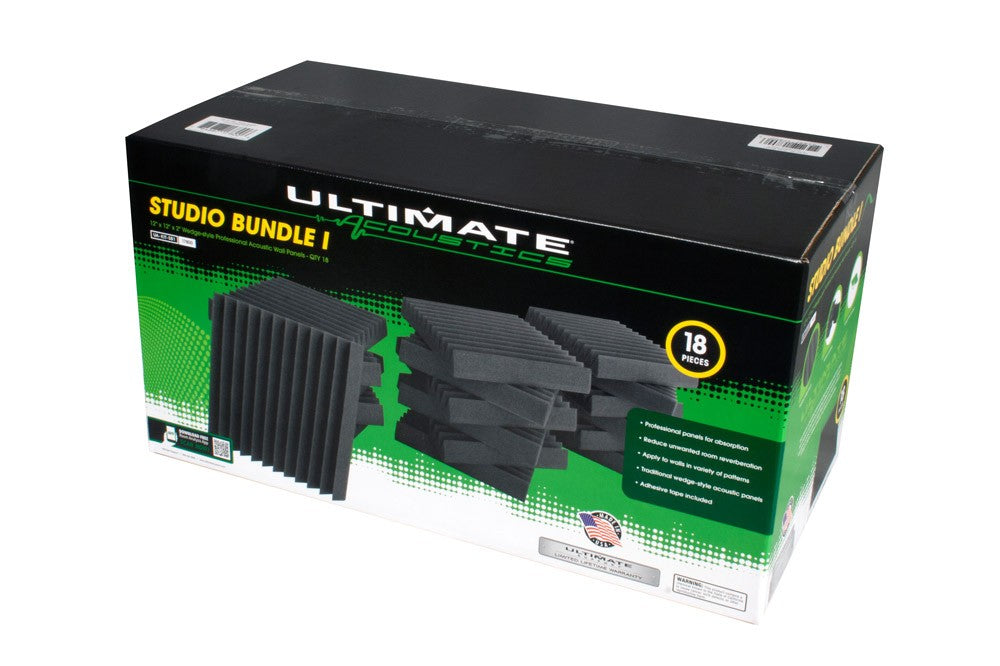 Ultimate Acoustics Studio Bundle I Acoustic Treatment Kit (18-piece)