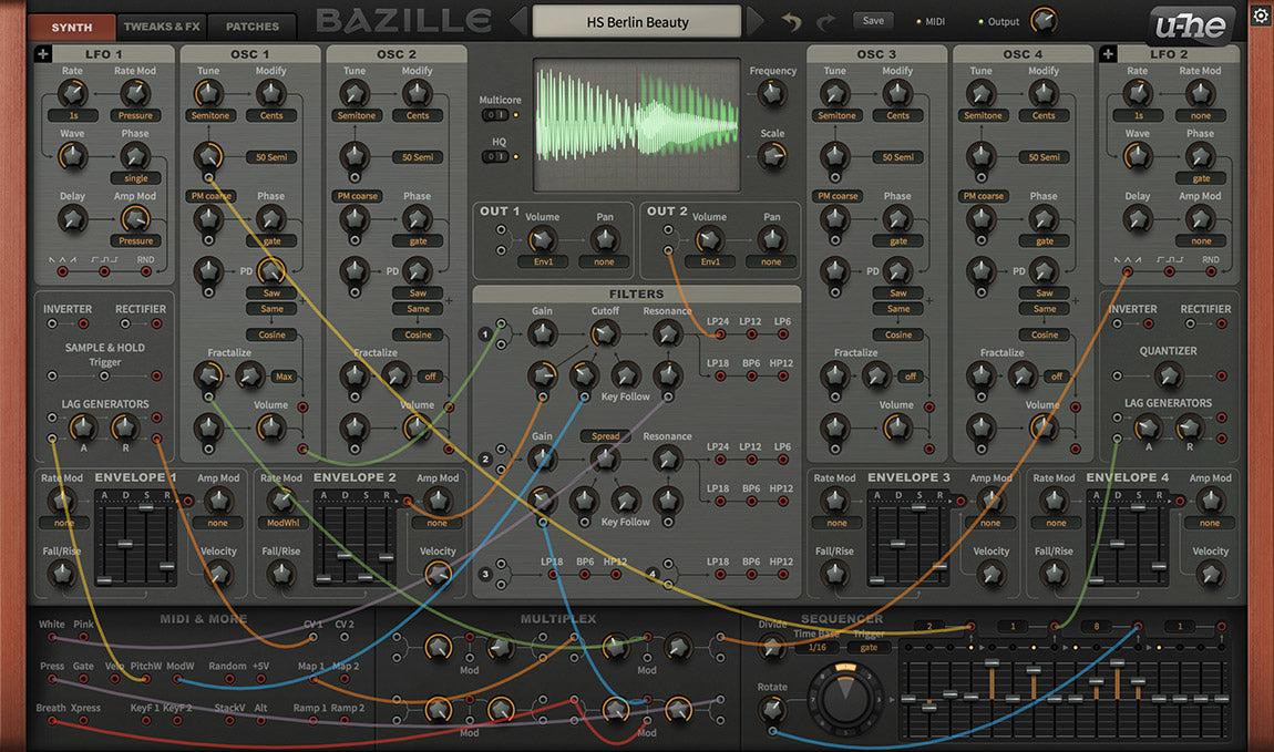 U-HE | Bazille Modular Synthesizer Plug-in