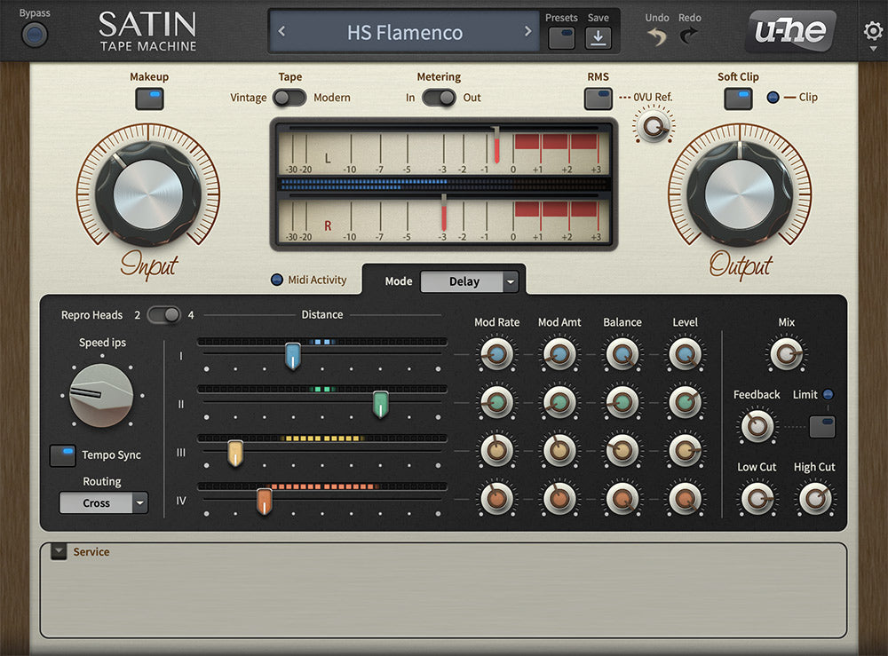 U-HE | Satin Tape Simulation Plug-in