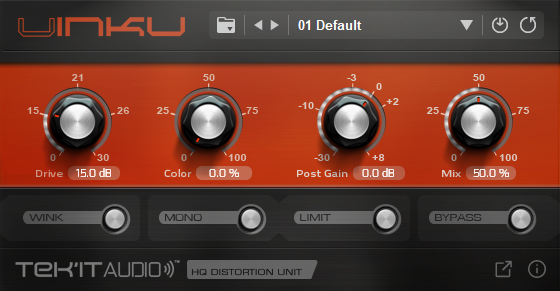 TEK'IT AUDIO | Uinku Distortion Plug-in