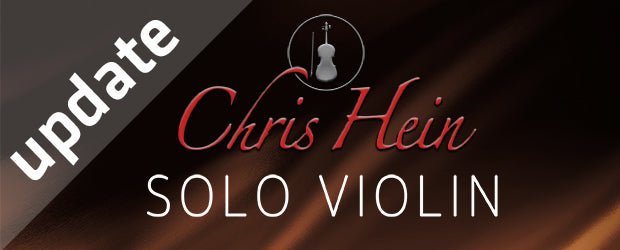 Best service Chris Hein Solo Violin Update