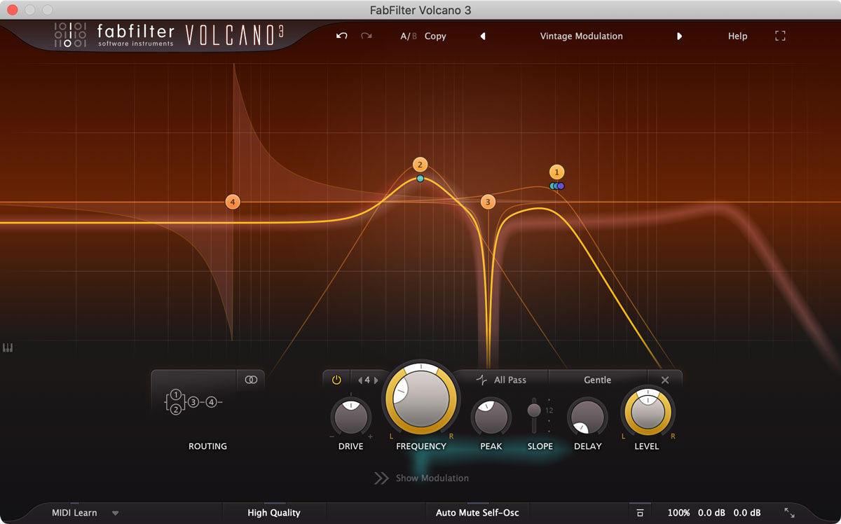 FabFilter | Volcano 3 Filter Effect Plug-in