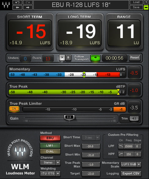 Waves | WLM Plus Loudness Meter