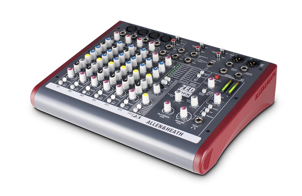 Allen & Heath | ZED-10FX 10-channel Mixer with USB Audio Interface and Effects